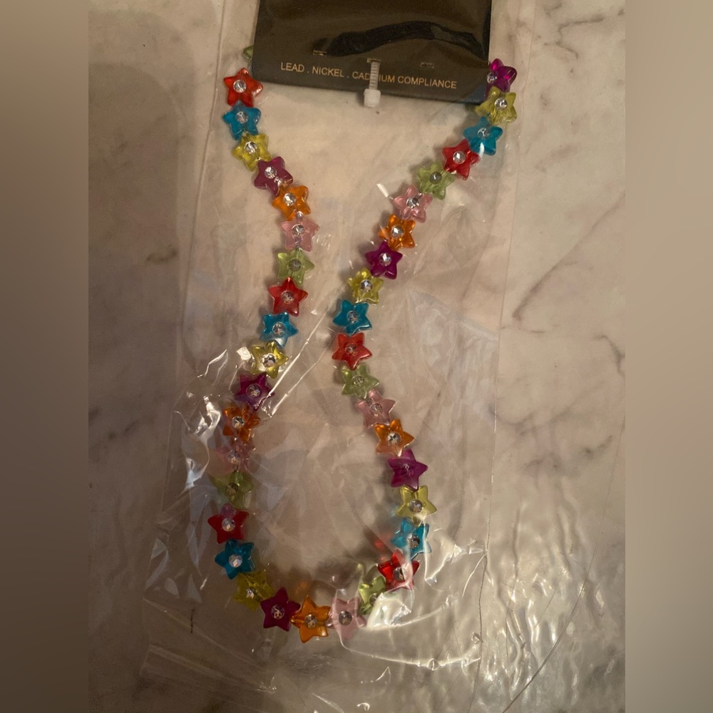 Brandy Melville Multicolor Star Bead Necklace (2 for $25, 3 for $30) - Picture 12 of 13